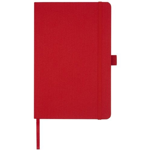PF107763-2Honua A5 Notizbuch aus recyceltem Papier mit Cover aus recyceltem PET_ rot