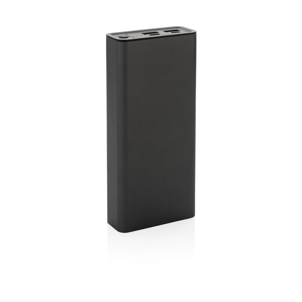 XDP322_63-2Terra 20.000mAh 20W Powerbank aus RCS recyceltem Aluminium_ grau
