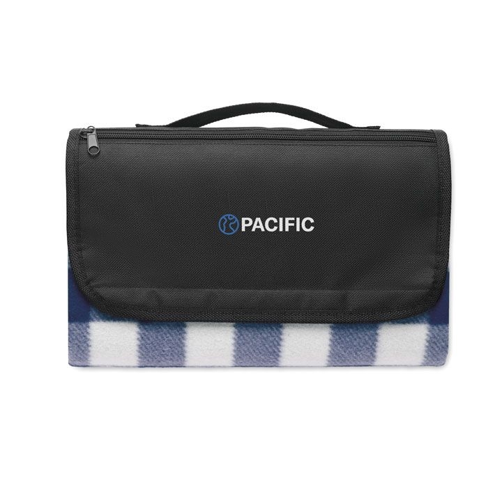MO6891-04Caly Picknick Decke RPET-Fleece_ blau