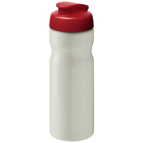 PF210097-22H2O Active® Eco Base 650 ml Sportflasche mit Klappdeckel_ elfenbeinweiss_rot