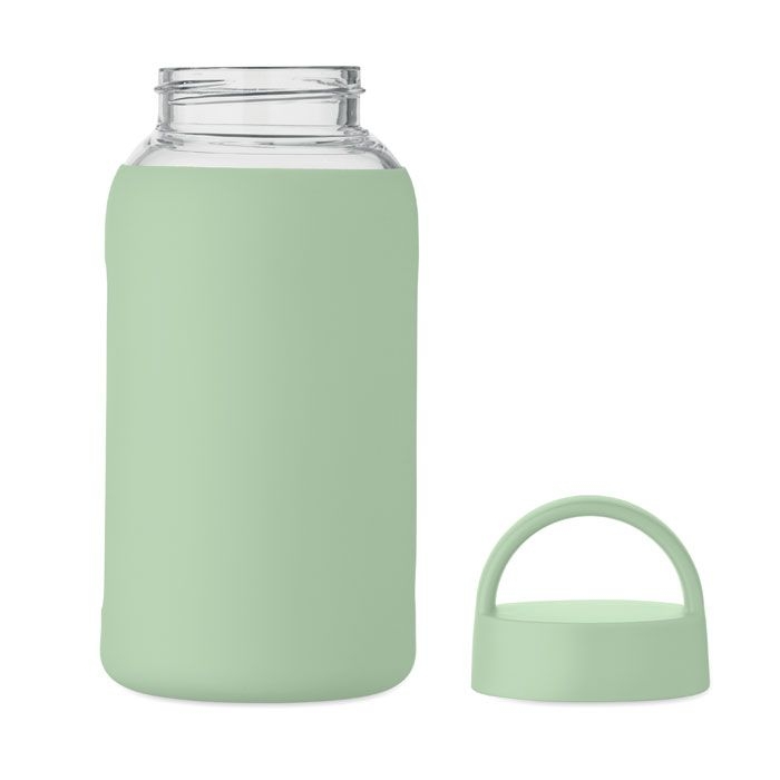 MO2912-77Boris Flasche Borosilikatglas 600ml_ mintgruen
