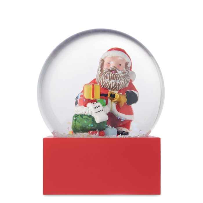 CX1545-05Santisimo Schneekugel_ rot