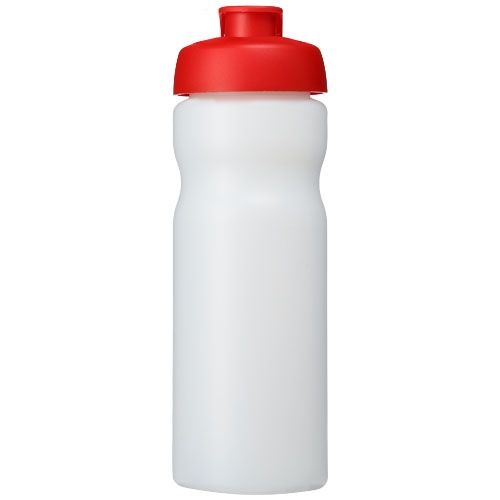 PF210685-19Baseline® Plus 650 ml Sportflasche mit Klappdeckel_ transparent_rot