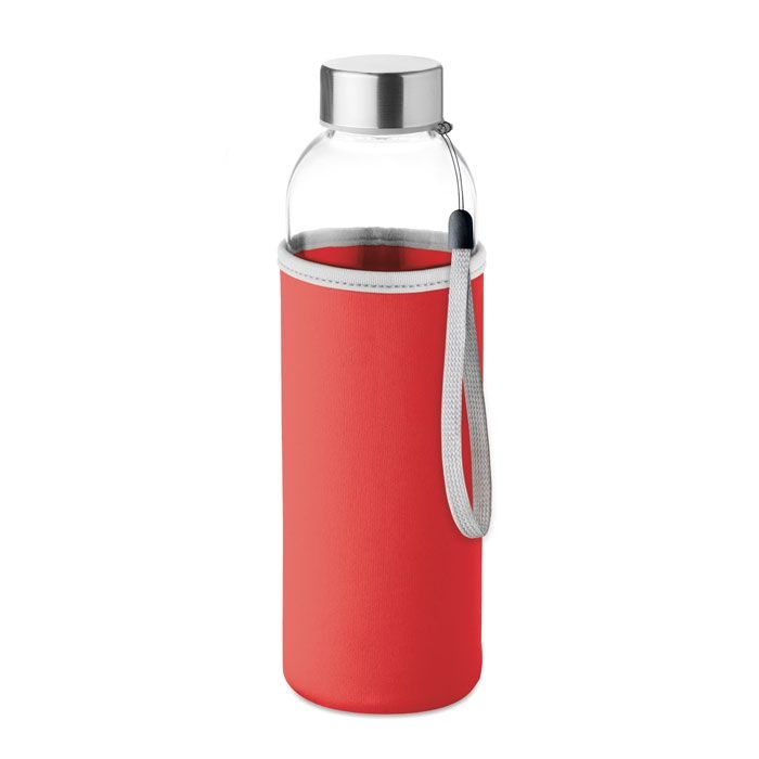 MO9358-05Utah Glass Trinkflasche Glas 500 ml_ rot