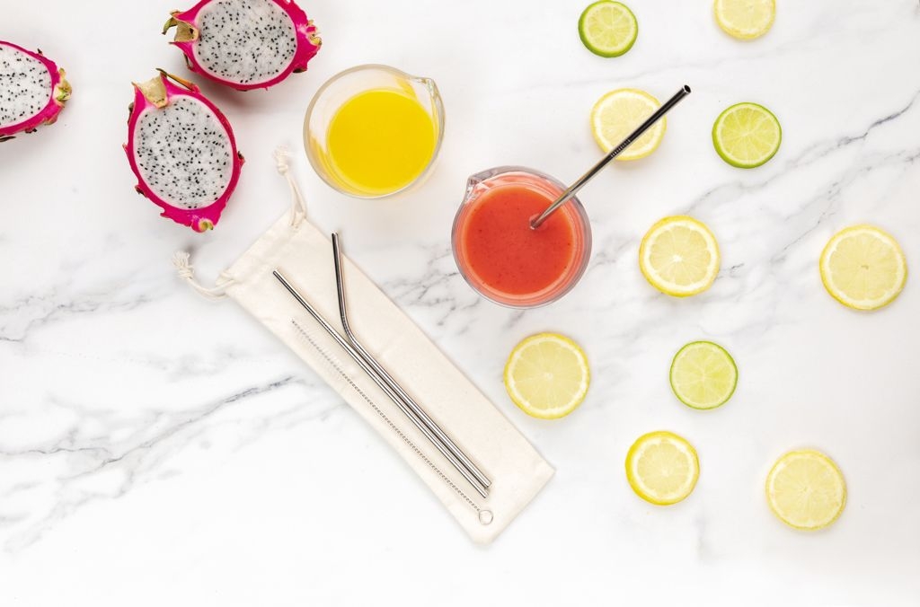 XDP269.57-23-teiliges Trinkhalm-Set aus Stainless Steel_ silber