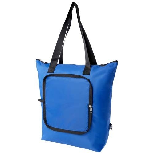 PF130092-4EcoFold faltbare RPET Kuehltasche 15 L_ royalblau