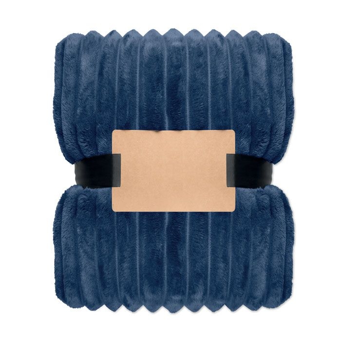 MO3184-04Nieve RPET-Fleece-Decke_ blau