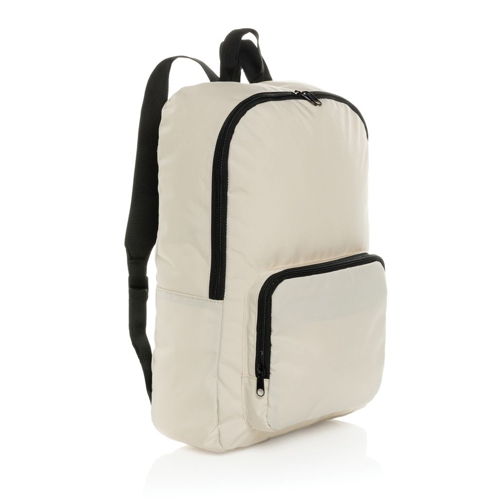 XDP763.19-13Dillon AWARE™ RPET faltbarer klassischer Rucksack_ off white