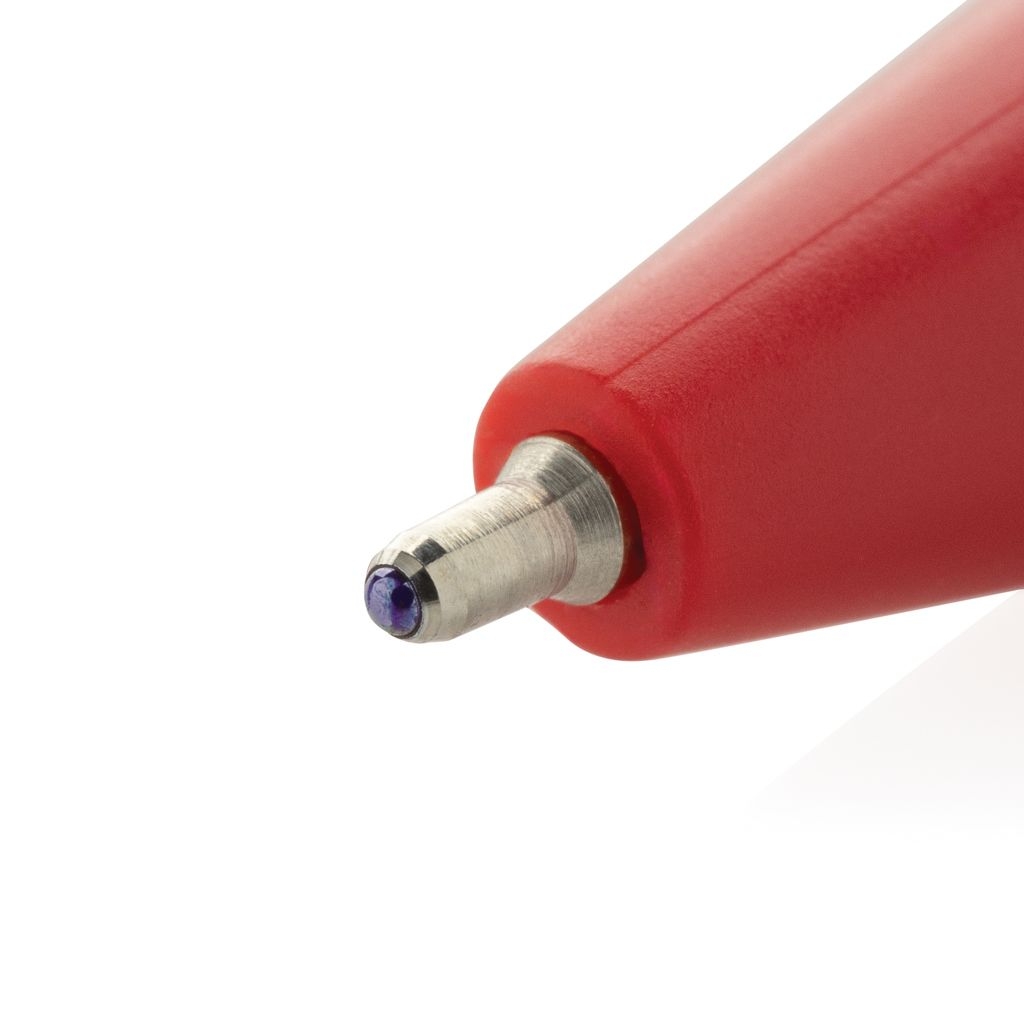 XDP611.38-04Vibe GRS-zertifizierter rABS-Stift mit Ultra-Glide-Tinte_ rot