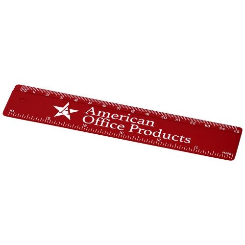 PF210536-5Renzo 15 cm Kunststofflineal_ rot