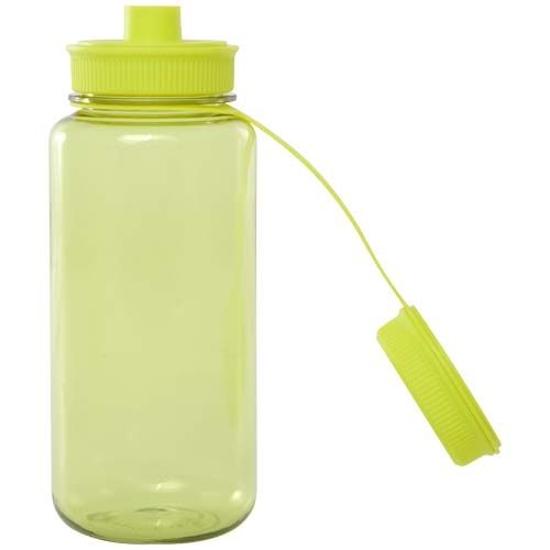 PF100837-5Ryder 900 ml RCS-zertifizierte RPET-Sportflasche mit Multifunktionsdeckel _ limone