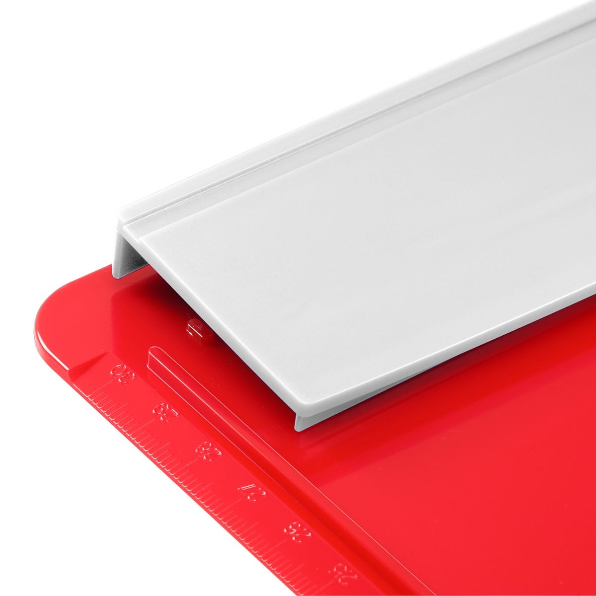 HE7189-1-0Klemmbrett DIN A4 _Beta_ rot_ weiss