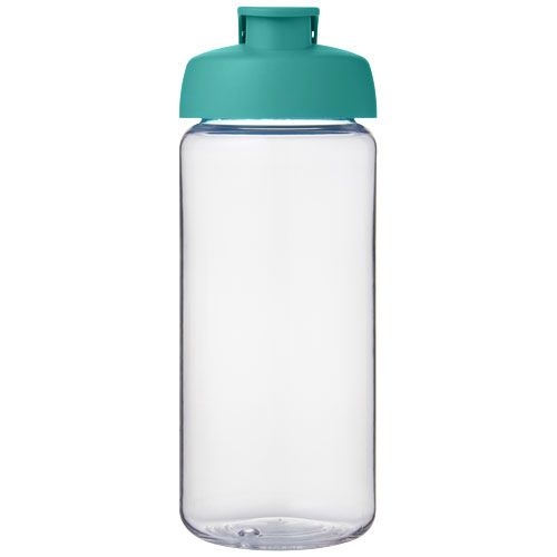 PF210445-13H2O Active® Octave Tritan™ 600-ml-Sportflasche mit Klappdeckel_ transparent klar_aquablau