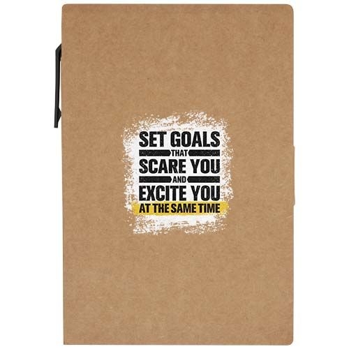 PF107989-1Swift Haftnotizen mit Kugelschreiber _schwarze Mine_ natur