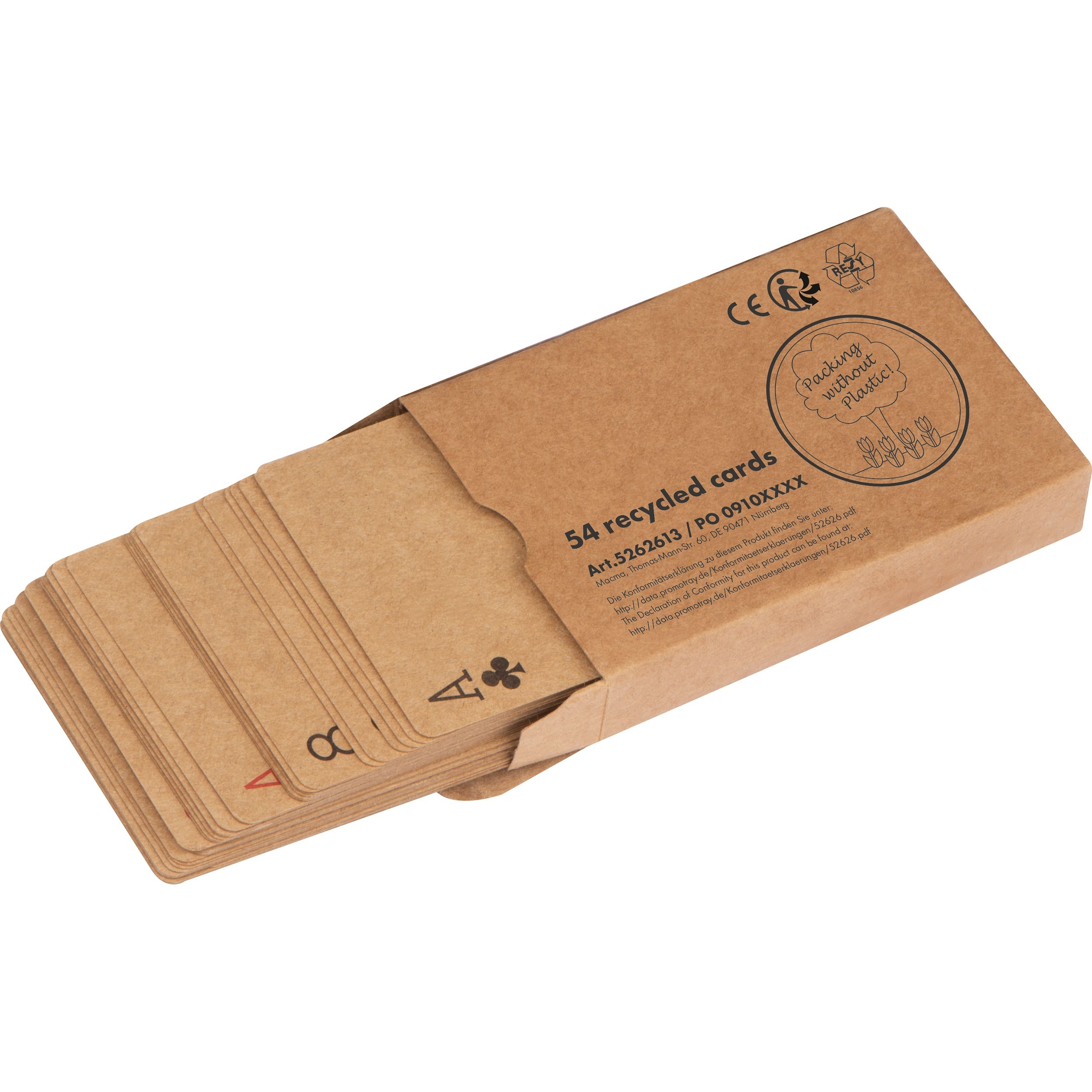 MA52626-13Spielkarten _52 Blatt _ Joker_ ALEXANDER_ beige