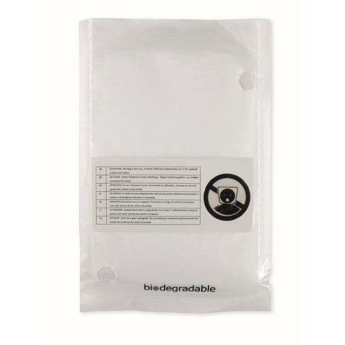 MO9993-22Sprinkle Pla Biologisch abbaubarer Poncho_ transparent