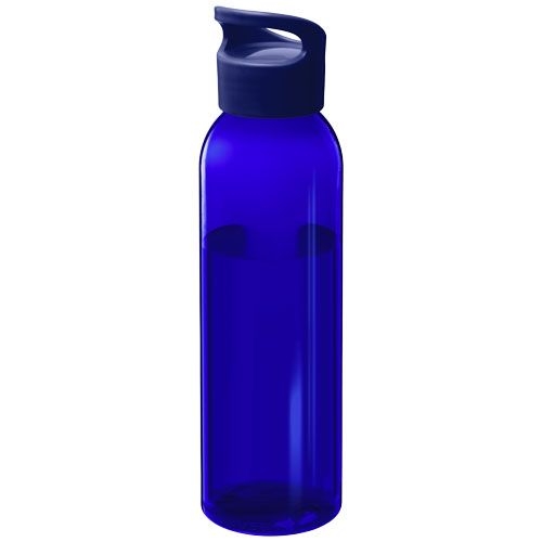 PF100777-3Sky  650 ml Sportflasche aus recyceltem Kunststoff_ blau