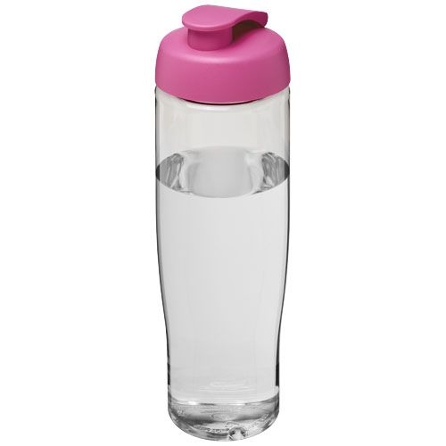 PF210040-9H2O Active® Tempo 700 ml Sportflasche mit Klappdeckel_ transparent_rosa