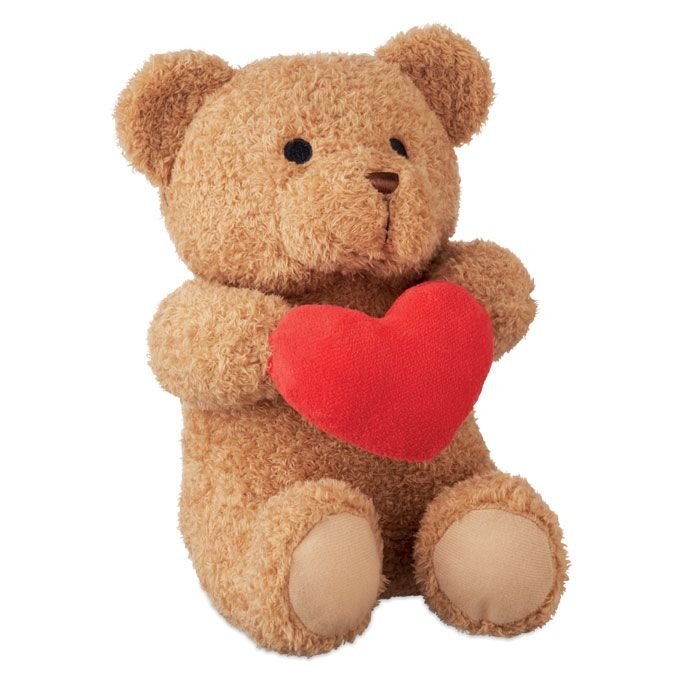 MO2949-05Snuggle Teddybaer mit Herz 23cm_ rot
