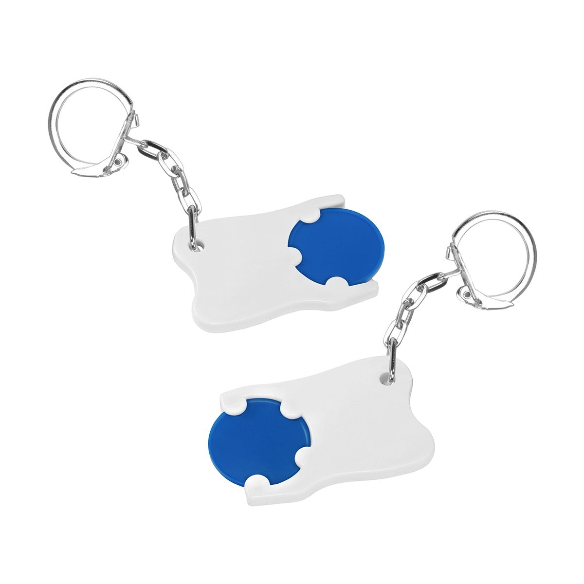 HE8287K-3-0Chiphalter mit 1€-Chip _Zahn_ blau_ weiss