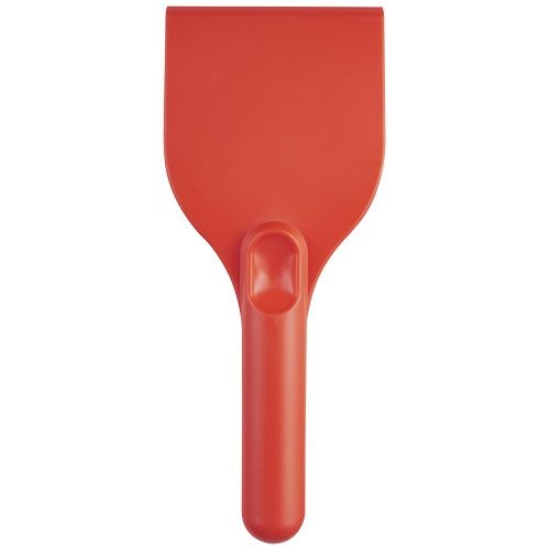 PF104253-3Chilly grosser Eiskratzer aus recyceltem Kunststoff_ rot