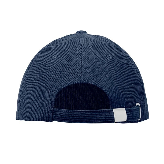 MO2879-04Wale Baseball Kappe 5 Panels Cord_ blau