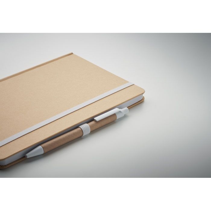 MO2396-06Caratil DIN A5-Notizbuch recy._ weiss
