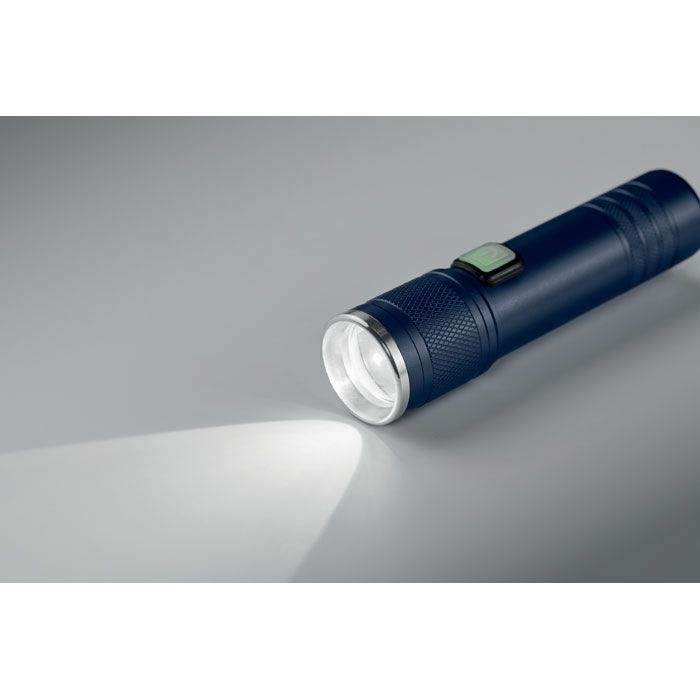 MO2724-85Flashra Wiederaufladbare Taschenlampe_ marineblau
