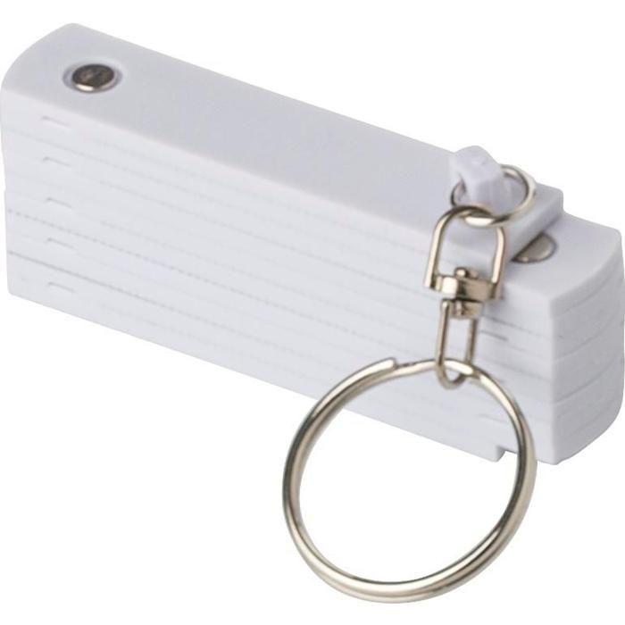 GI710453-02Zollstock aus Kunststoff 0_5m Holly_ weiss