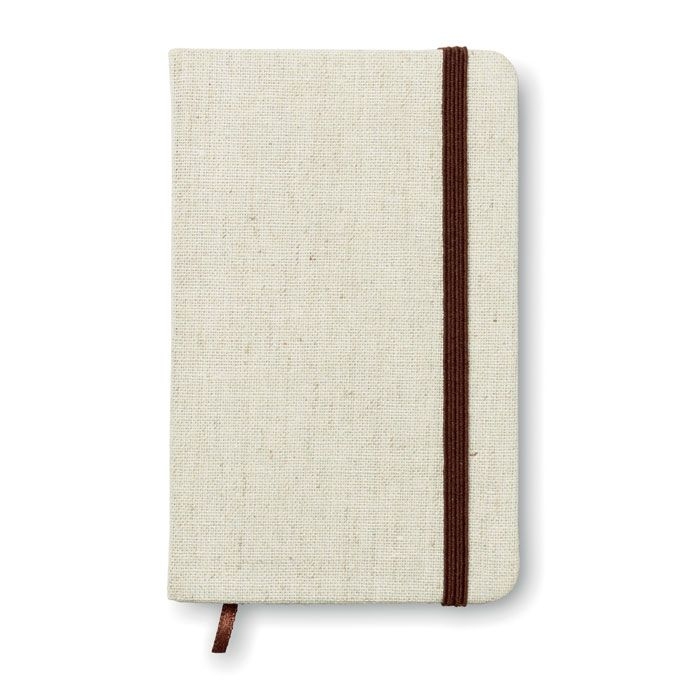 MO6930-13Rundo _ DIN A6 Notizbuch mit Canvas_ beige