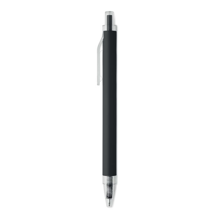 MO3185-03Nosta Druckkugelschreiber recy. Alu_ schwarz