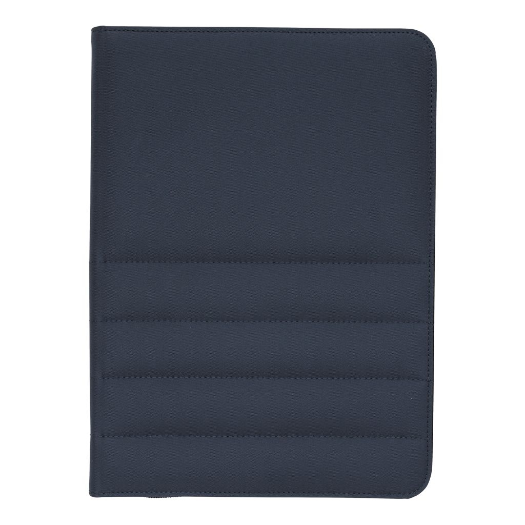 XDP774.16-5Impact AWARE™ RPET A4 Portfolio mit Reissverschluss_ navy blau