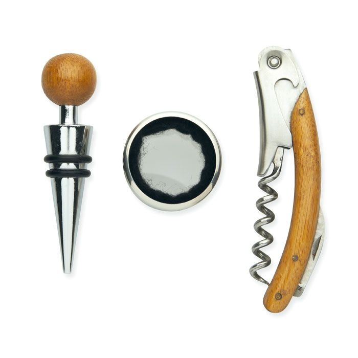 MO8147-40Sonoma Weinset in einer Bambus-Box_ holz
