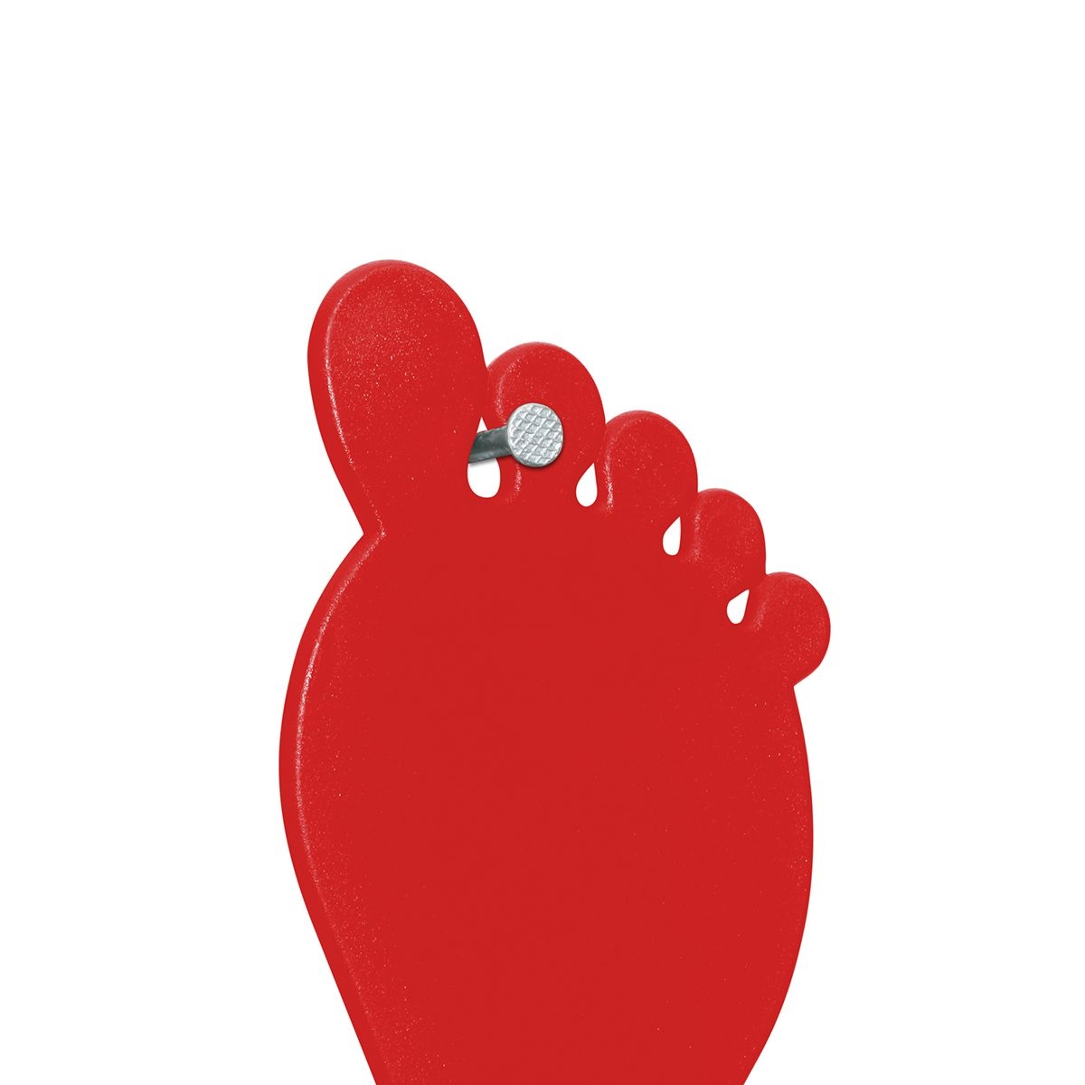 HE8629-1Schuhloeffel _Fuss_ rot