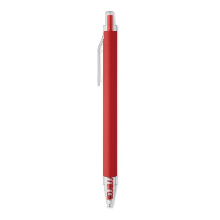 MO3185-05Nosta Druckkugelschreiber recy. Alu_ rot