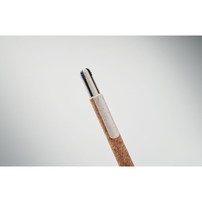 MO2421-13Arbocho 4-Farb-Kugelschreiber Kork_ beige