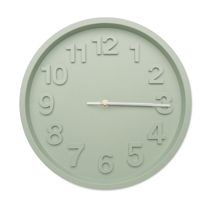 MO2851-77Muro Wanduhr aus PP_ mintgruen