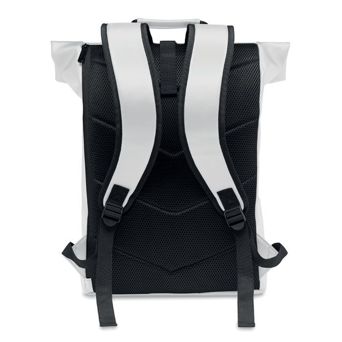MO2230-06Bai Roll 15_ Rolltop-Rucksack PU_ weiss