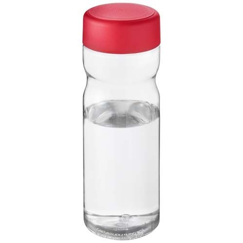 PF210435-17H2O Active® Eco Base 650 ml Sportflasche mit Drehdeckel_ transparent_rot