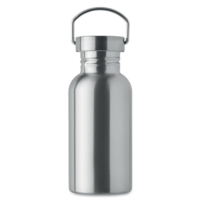 MO2562-16Florence Sing Einwandige Trinkflasche 500 ml_ mattsilber