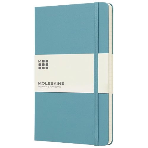 PF107151-8Moleskine Classic Hardcover Notizbuch L – liniert_ riffblau