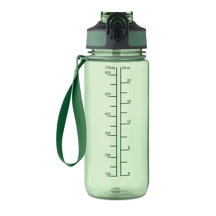 MO2792-24Enkel Sport-Trinkflasche 700ml_ transparent gruen