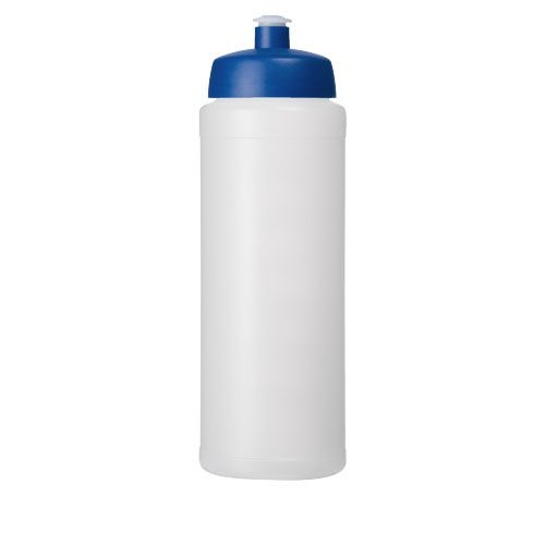 PF210689-18Baseline® Plus grip 750 ml Sportflasche mit Sportdeckel_ transparent_blau