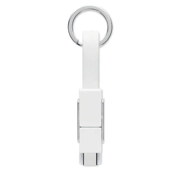 MO6820-06Key C Schluesselanhaenger 4in1 Kabel_ weiss