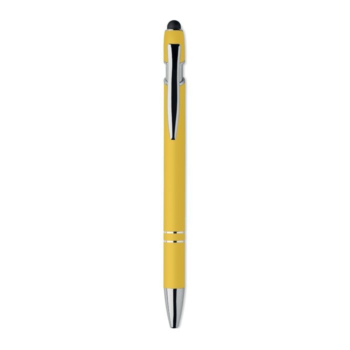 MO2798-08Siparo Druckkugelschreiber mit Stylus_ gelb