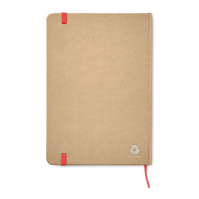 MO9684-05Everwrite DIN A5 Notizbuch recycelt_ rot