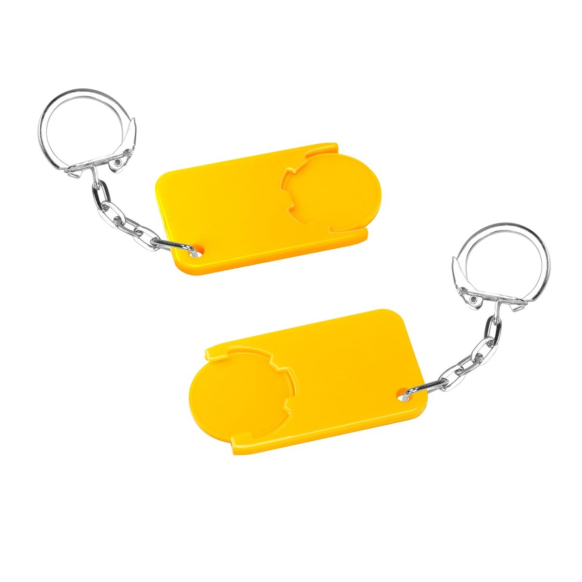 HE7454K-4-4Chiphalter mit 1€-Chip _Beta_ gelb_ gelb