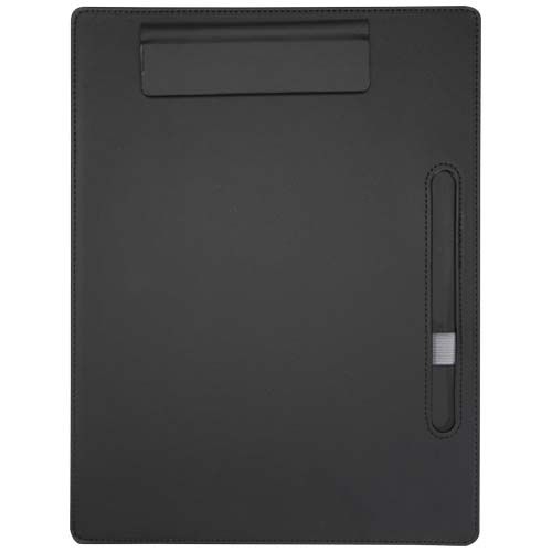 PF107050-2Clast A4 Klemmbrett mit Magnetverschluss und RCS recyceltem Kugelschreiber _schwarze Mine_ schwarz