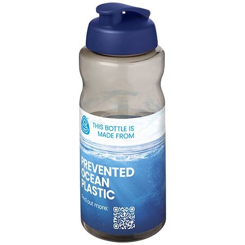 PF210178-6H2O Active® Eco Big Base 1L Sportflasche mit Klappdeckel _ kohle_blau