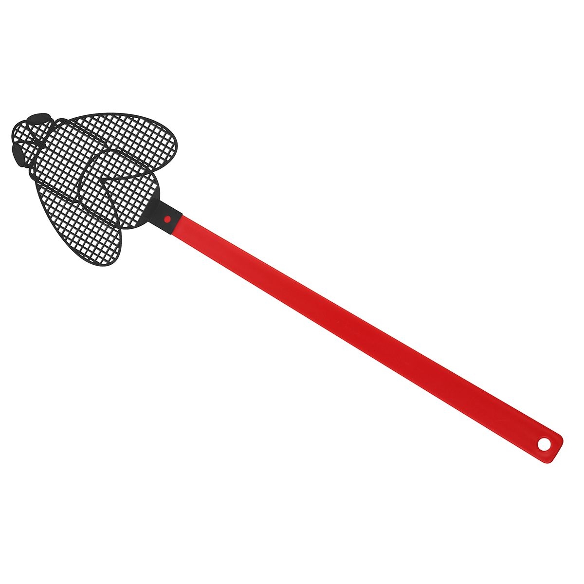 HE7153-1-6Fliegenklatsche _Brummi_ rot_ schwarz